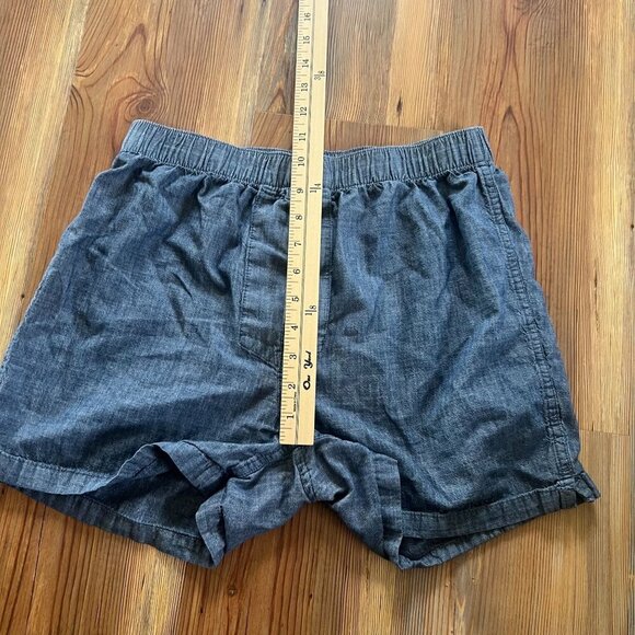 Lands' End x Blake Shelton Women's Small Casual Chambray Lounge Boxer Shorts PJs - Picture 6 of 9